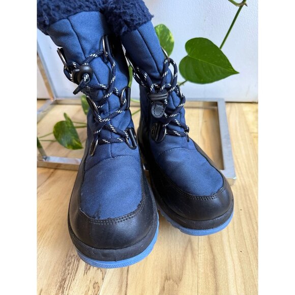 Youth size 5 blue snow boots - Picture 4 of 7